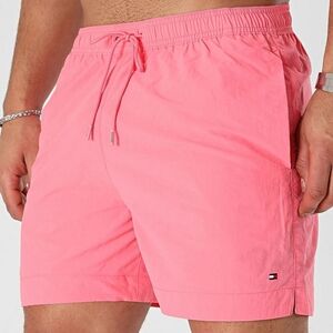 NWT Tommy Hilfiger Mens Swim Trunks Size XXL Pink